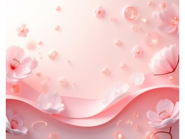 桜の花と和紙の背景に、著作権マークと無限大のシンボルが融合した抽象的な表現